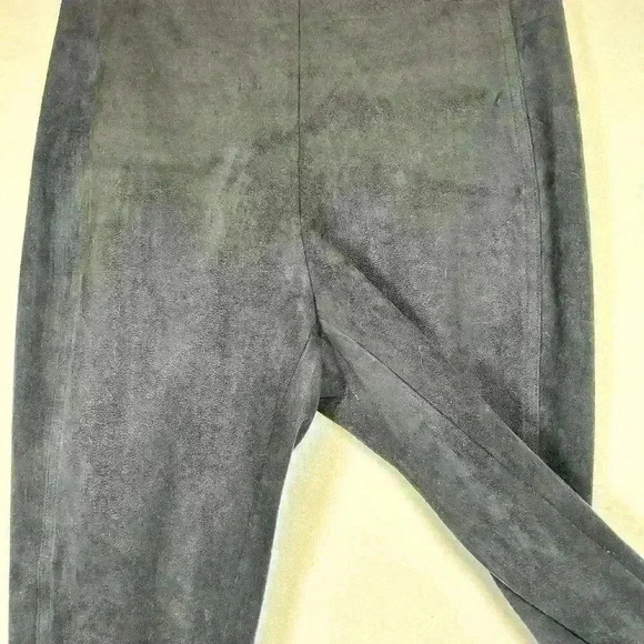 ARITZIA Wilfred Faux Suede Brushed Microfiber Work Pants Leggings Black Women 0 - Picture 5 of 9